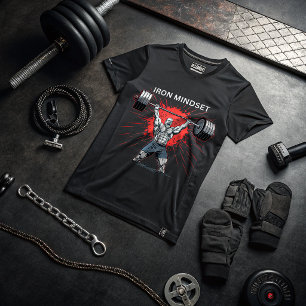 Camiseta Academia Iron Mindset – Treino Motivacion