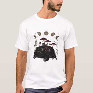 Camiseta Academia Lua Witchy Goblincore Estética Sapo Cla