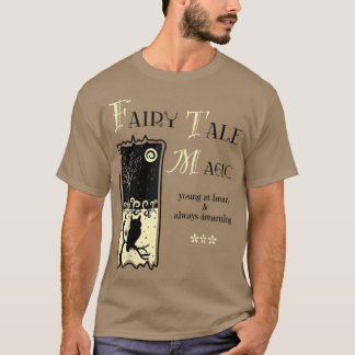 Camiseta Acadêmica Escura Aestética Coração Jovem Mágico