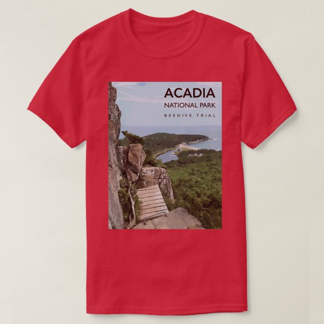 Camiseta Acadia National Park Beehive (Frente do Design)