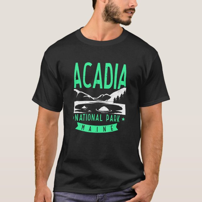 Camiseta Acadia National Park Maine (Frente)