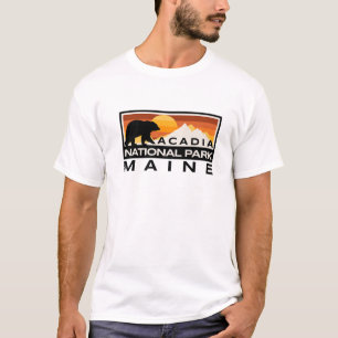 Camiseta Acadia National Park Maine Nature Bear ao ar livre