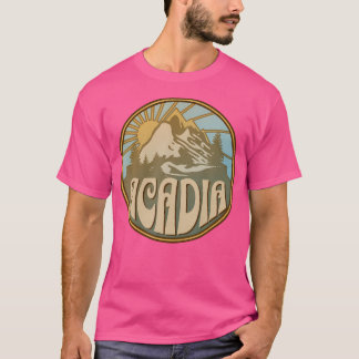Camiseta Acadia National Park Maine Nature Mounges Caminhan