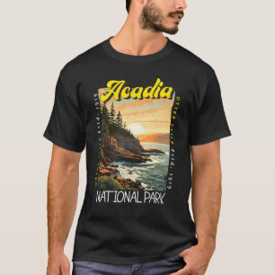 Camiseta Acadia National Park Otter Cliff aflita
