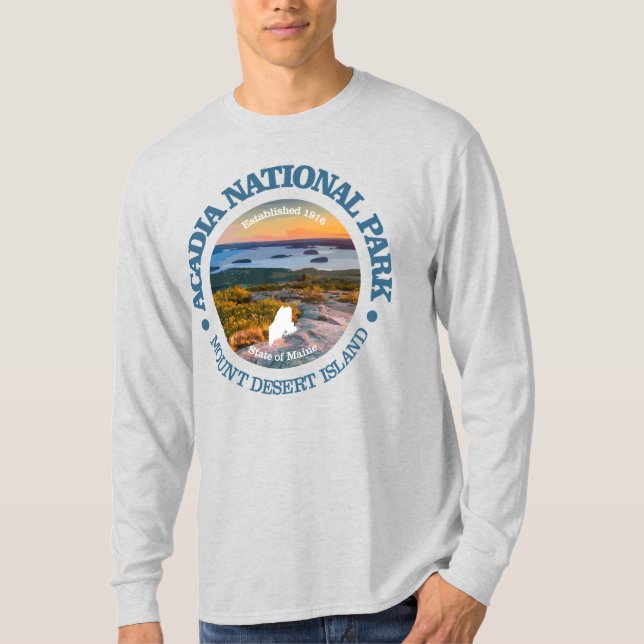 Camiseta Acadia NP (Cadillac Mtn) (Frente)