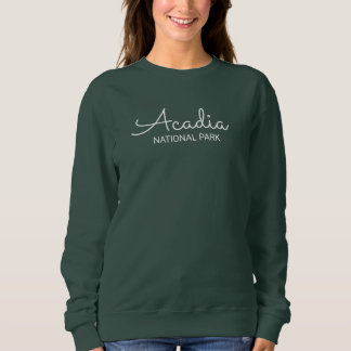 Camiseta Acadia Sweatshirt Cursive