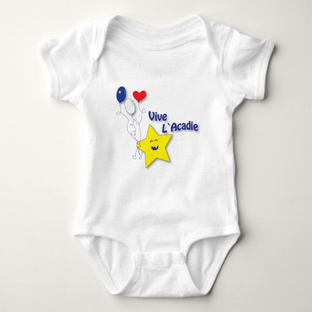 Camiseta acadienne l'étoile (Frente)