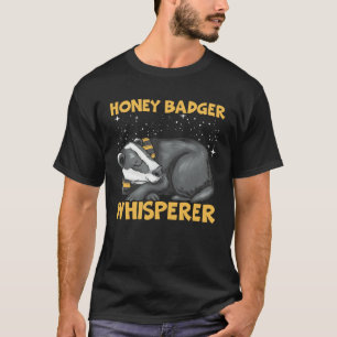 Camiseta Acalmador de Texugo de Mel Vida Selvagem Animal Ra