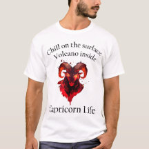 Acalme o exterior. Dentro de vulcão. Capricorn Vib