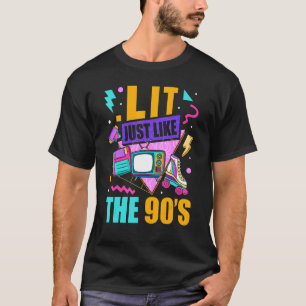 Camiseta Acalme-se como a Nostalgia Estética dos anos 90 19