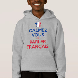 Camiseta Acalme-se e Fale Francês