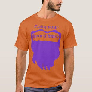 Camiseta Acalme seu urso Purple Classic TSirt