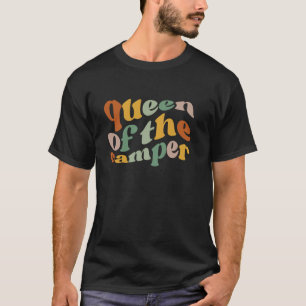 Camiseta Acampador Camping Viagem de RV Estrada Viagem ao A