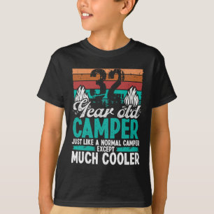 Camiseta Acampador de 32 anos de idade Acampamento de Campi