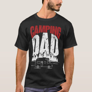 Camiseta Acampamento 2 da Campa de Pai de Acampamento de Me