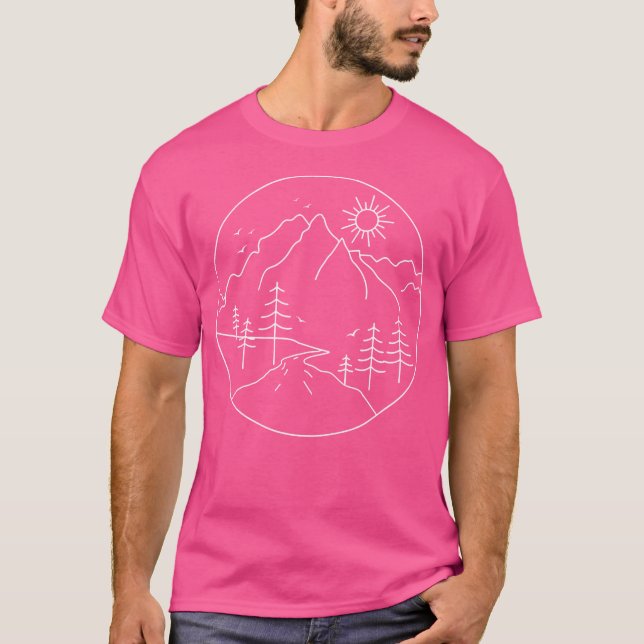 Camiseta Acampamento à saída de Mo (Frente)