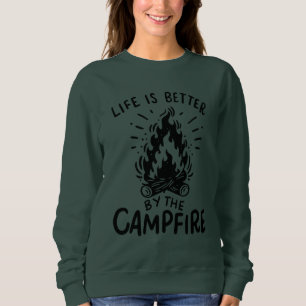 Camiseta Acampamento - A vida é melhor perto da fogueira