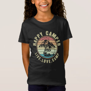 Camiseta Acampamento. Amor. Campo ao ar livre