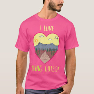 Camiseta Acampamento ao ar livre acampamento ao lado de Lak