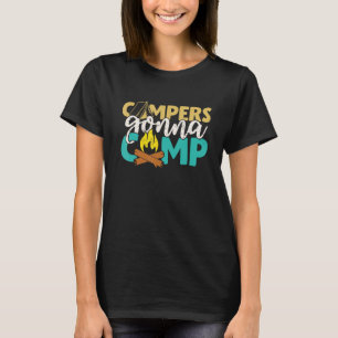 Camiseta Acampamento ao ar livre acampamento de campismo di