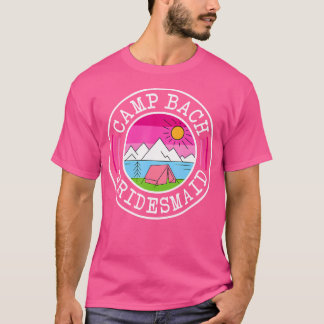 Camiseta Acampamento Bach Dama de Honra Esquadra de Noiva A