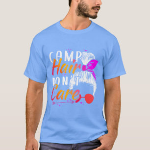 Camiseta Acampamento Camping Acampamento Cabelo amigo