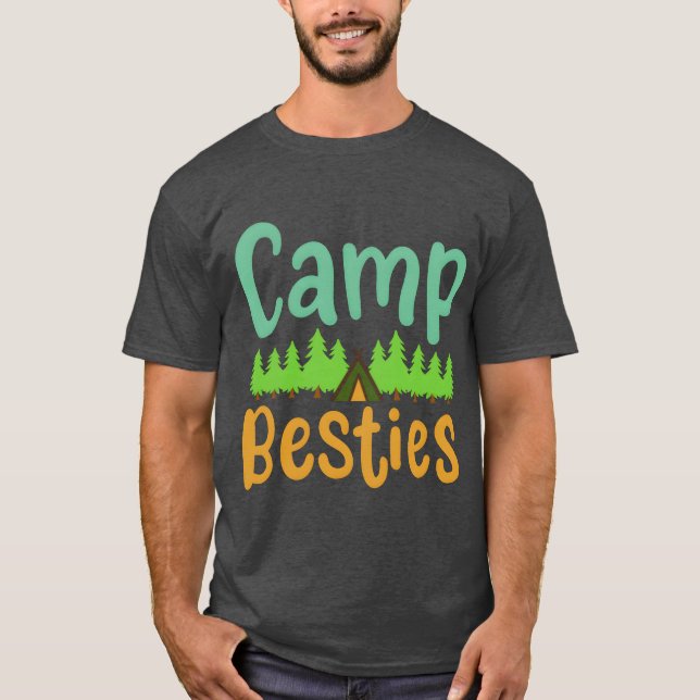 Camiseta Acampamento Camping Campista engraçado (Frente)