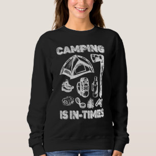 Camiseta Acampamento Camping Está Em Tempos Aventura Vida 7