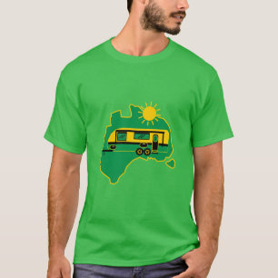 Camiseta Acampamento Caravan australiano