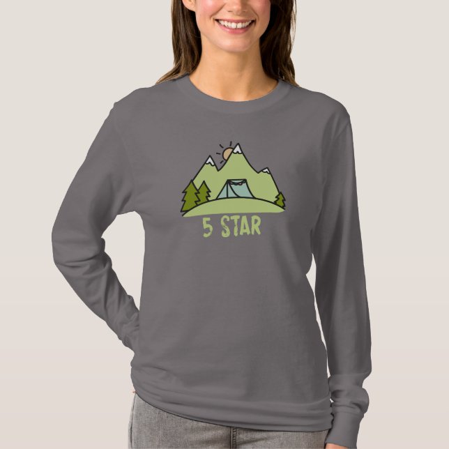 Camiseta Acampamento Cinco Estrelas (Frente)