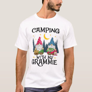 Camiseta Acampamento Com Meu Grammie Engraçado Camp Mulhere