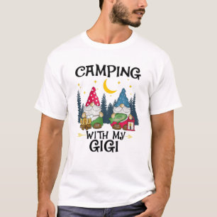 Camiseta Acampamento Com Meus Homens Gigi Gigi Engraçados