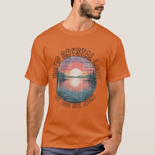 Camiseta Acampamento Crystal Lake (Frente)