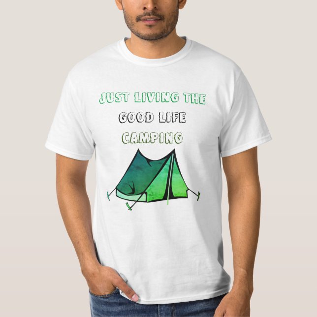 Camiseta Acampamento da boa vida (Frente)