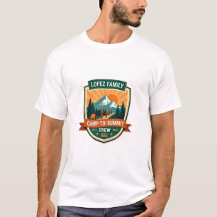 Camiseta Acampamento da Família Lopez - Equipe de Trilha at
