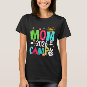 Camiseta Acampamento da Mamãe 2026 Férias em Família Verão