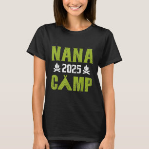 Camiseta Acampamento da Nana 2025 Férias em Família Tripula