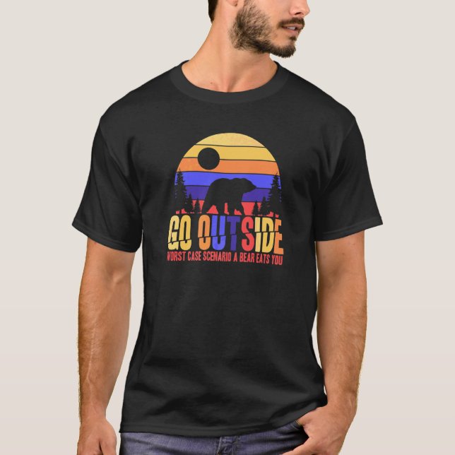 Camiseta Acampamento da Natureza no exterior (Frente)