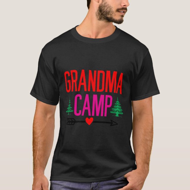 Camiseta Acampamento da vovó (Frente)