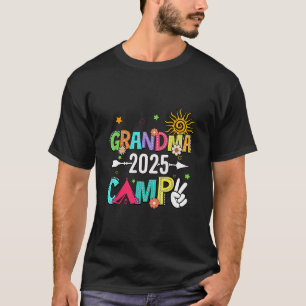 Camiseta Acampamento da Vovó 2025 Férias em Família Verão C