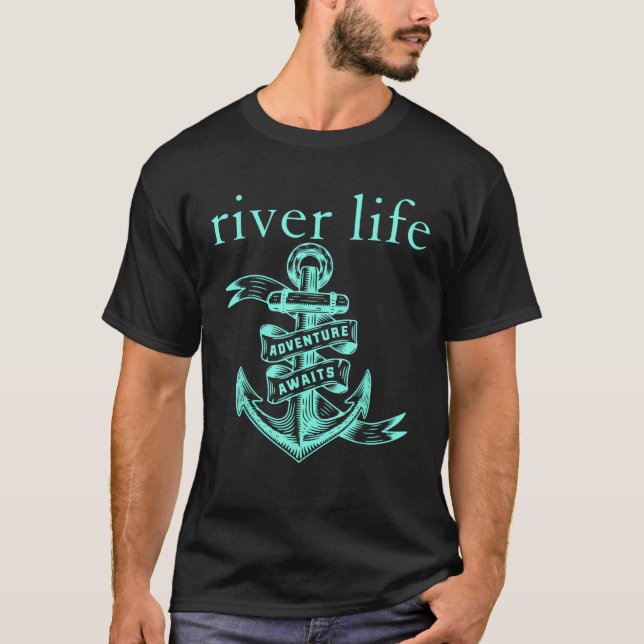 Camiseta Acampamento das Casas da Moeda do Sul de Cute Boat (Frente)