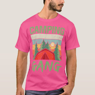 Camiseta Acampamento de acampamento de gangue acampamento C