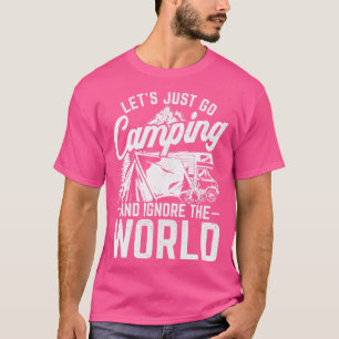 Camiseta Acampamento de Aventura no Exterior Acampamento Na