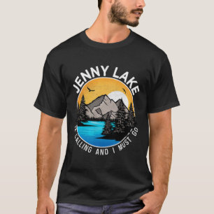 Camiseta Acampamento de Barcos de pesca - Lago Jenny Lakevi