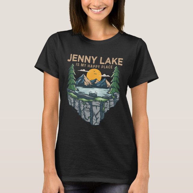 Camiseta Acampamento de Barcos - Meu Lugar Feliz, Jenny Lak (Frente)