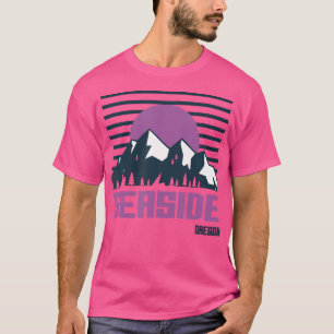Camiseta Acampamento de Caminho no Lago Sede Oregon Vintage