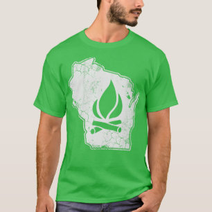 Camiseta Acampamento de Campo de Wisconsin Indignados