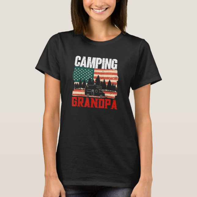 Camiseta Acampamento de Caravan no Vovô Camp 6 (Frente)