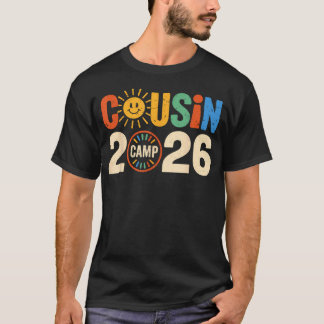 Camiseta Acampamento de Família Férias de Verão Tripulação