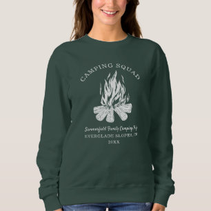 Camiseta Acampamento de Férias Familiar Personalizado Viage
